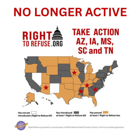 FIVE STATES – NO LONGER ACTIVE